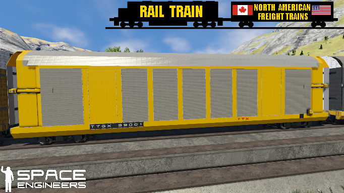 Rail Train TTX Autorack New