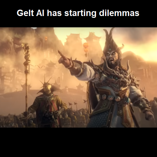 Gelt AI makes dilemma choices