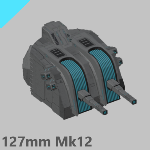 127 mm/38 Mk.12 (仿生学）