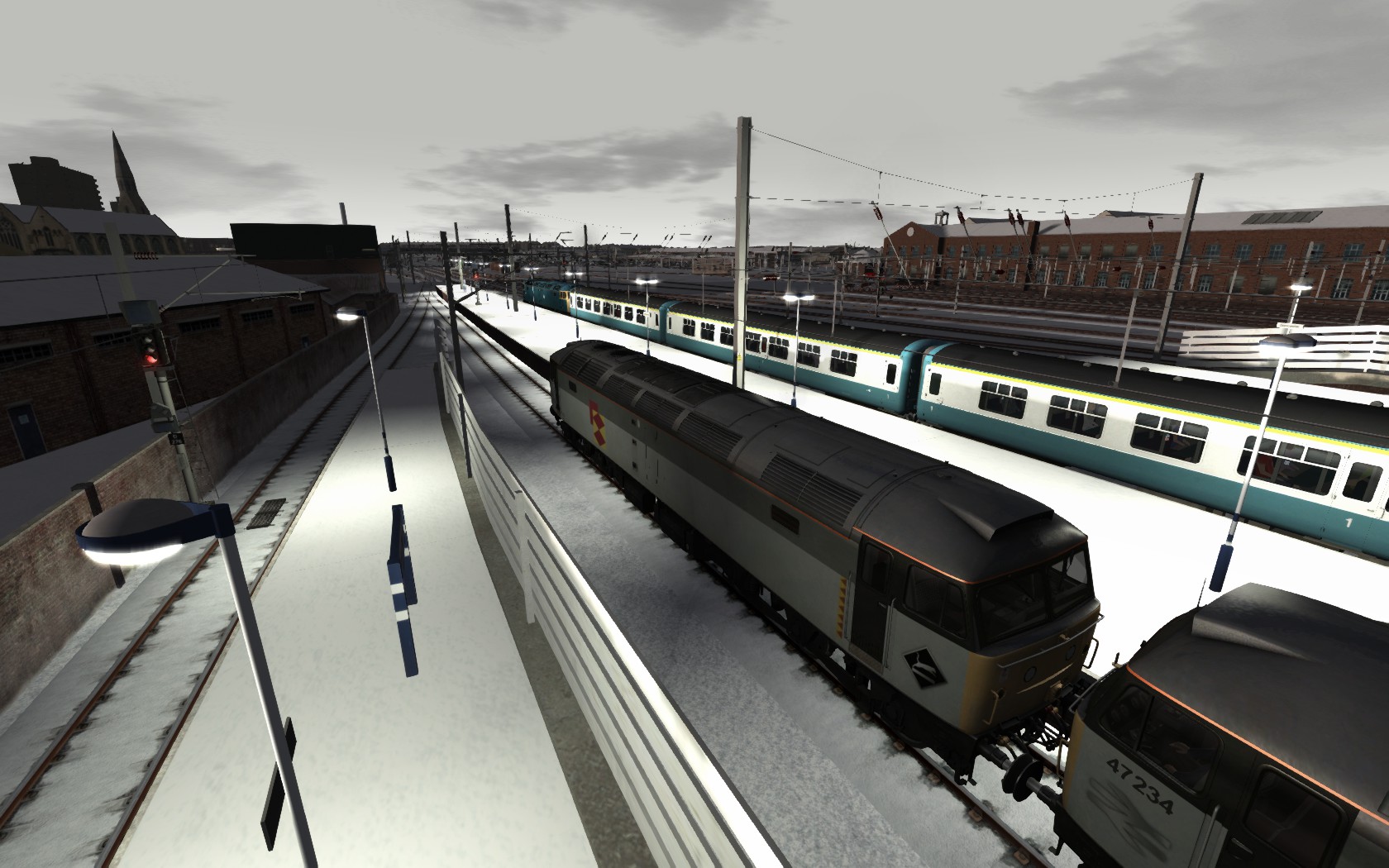 222 UK railway tour East Coast main Line Modern York Peterborougs Part 5 Doncaster new train