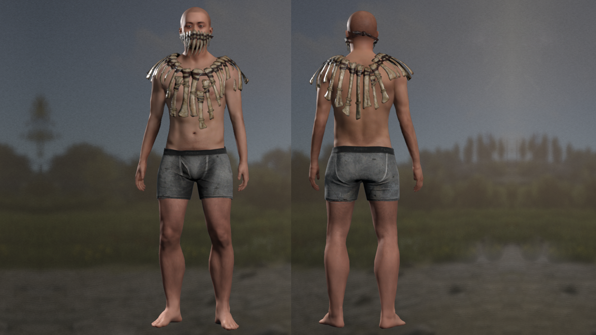 Bone Armor Bandana