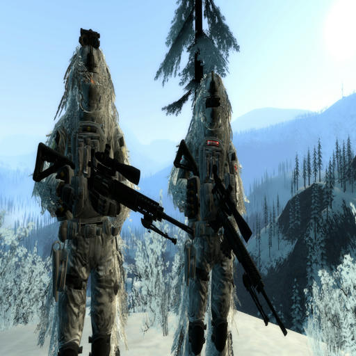 Rebel and Medic Alex Vestin Snow Ghillie Suit Operator Replacements
