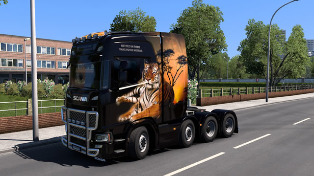 Skin Truck Tigre