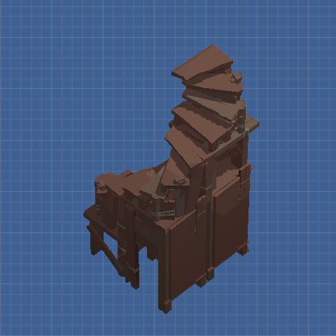 Wooden Vertical Staircase