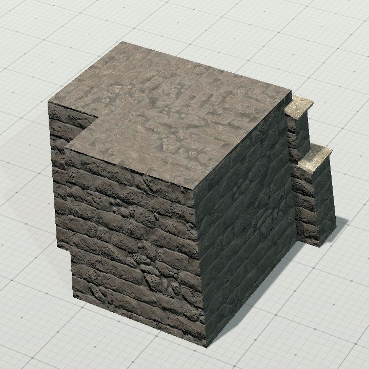 City wall base corner