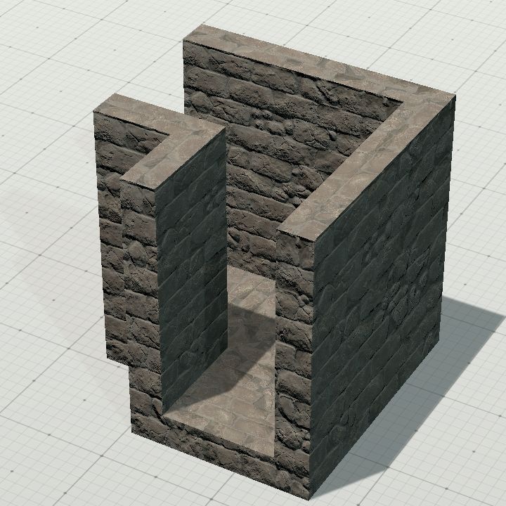 City wall passage corner