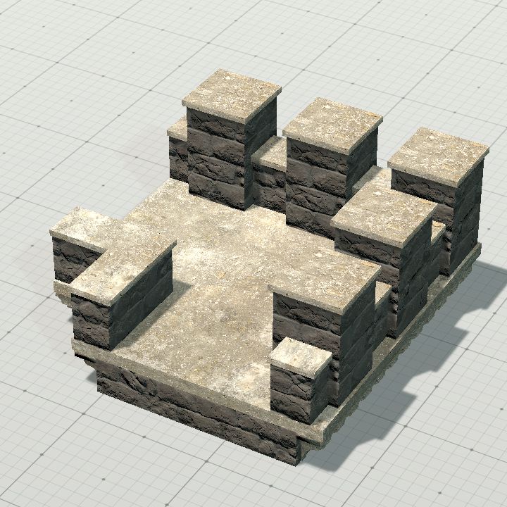 City wall top corner