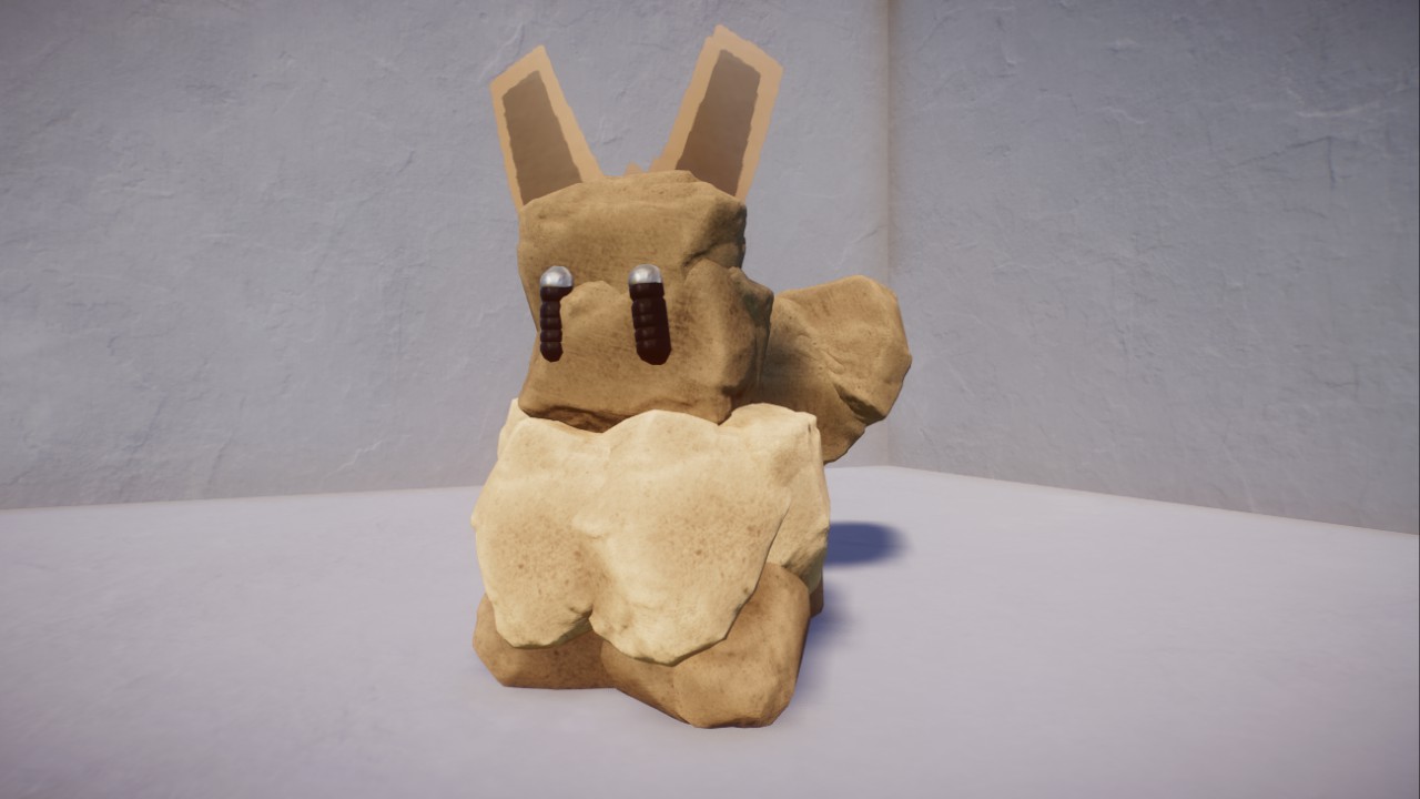 Eevee Rock Statue