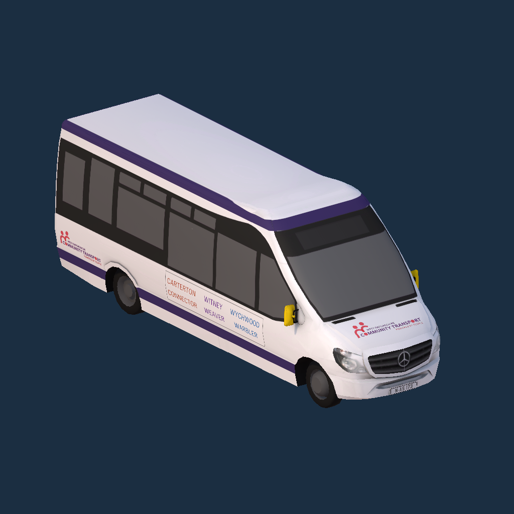 Mellor Strata LF - West Oxfordshire Community Transport Livery