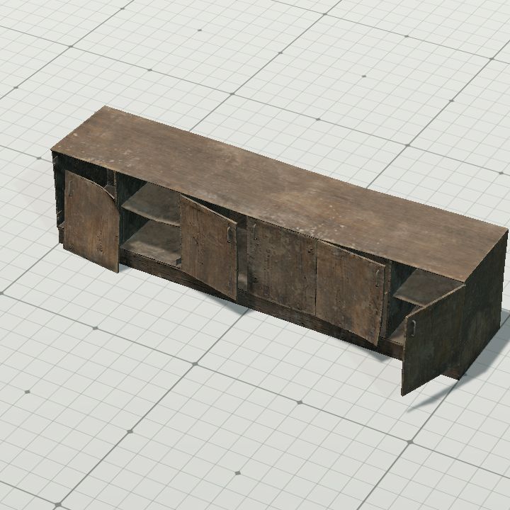 Ruin wooden cabinets