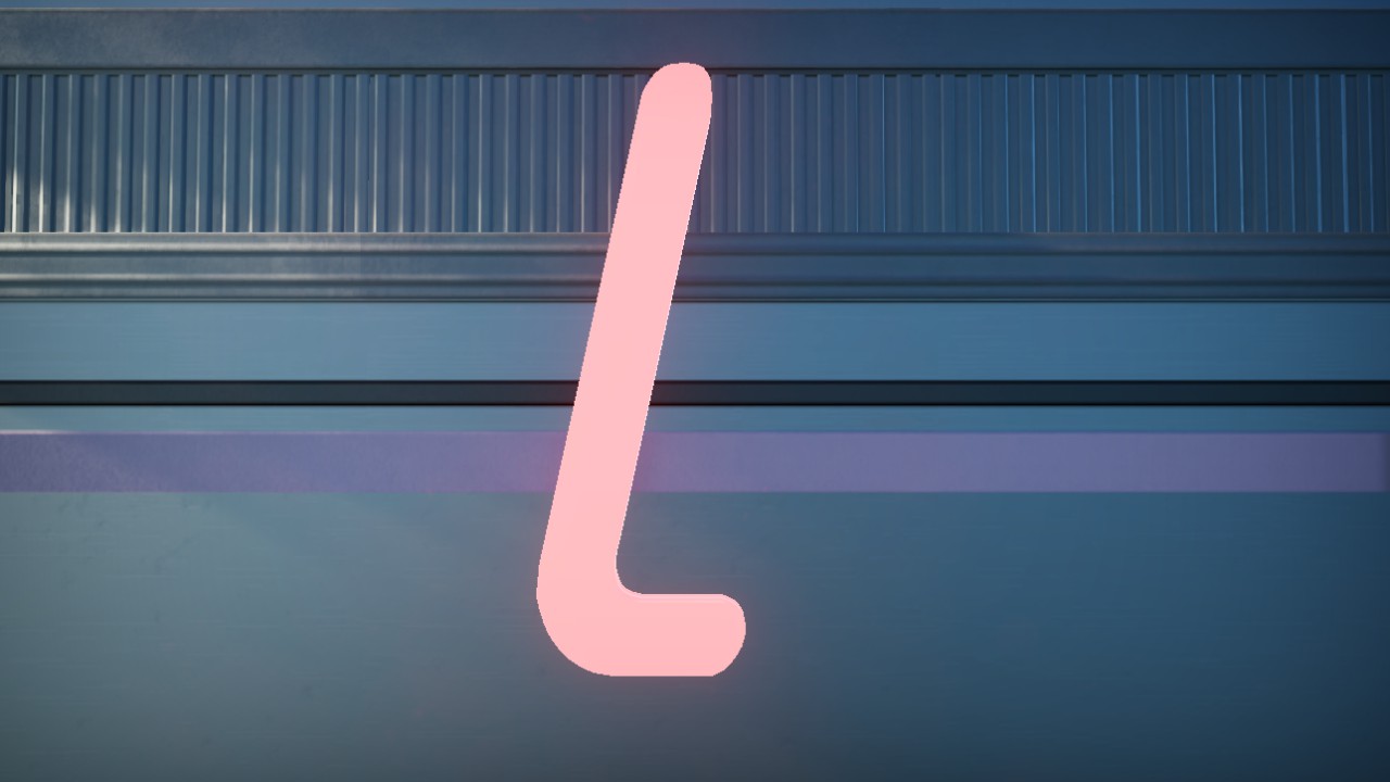 Hotel Motel Font Letter L 2m Lit Flexicolor