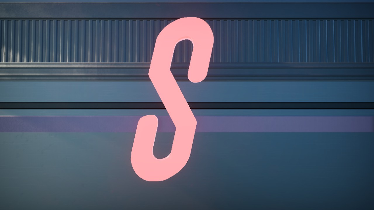 Hotel Motel Font Letter S 2m Lit Flexicolor