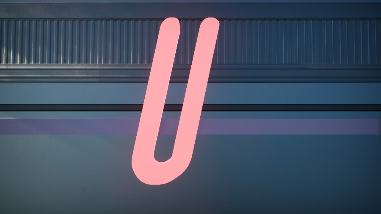 Hotel Motel Font Letter U 2m Lit Flexicolor