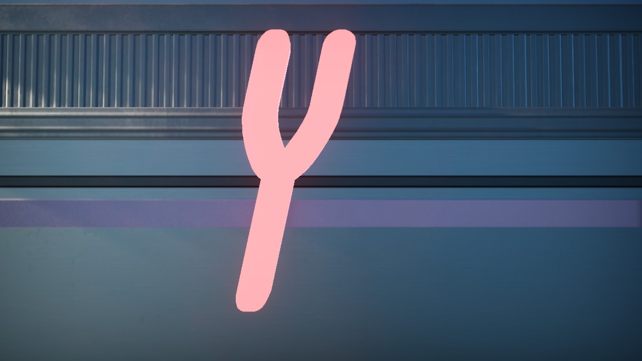 Hotel Motel Font Letter Y 2m Lit Flexicolor