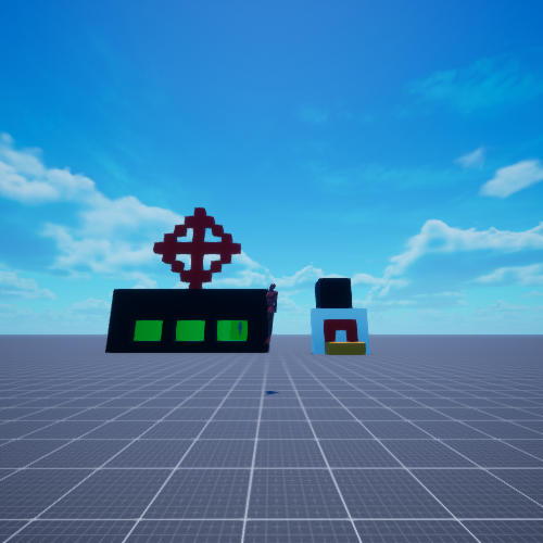 shooting range + cannon