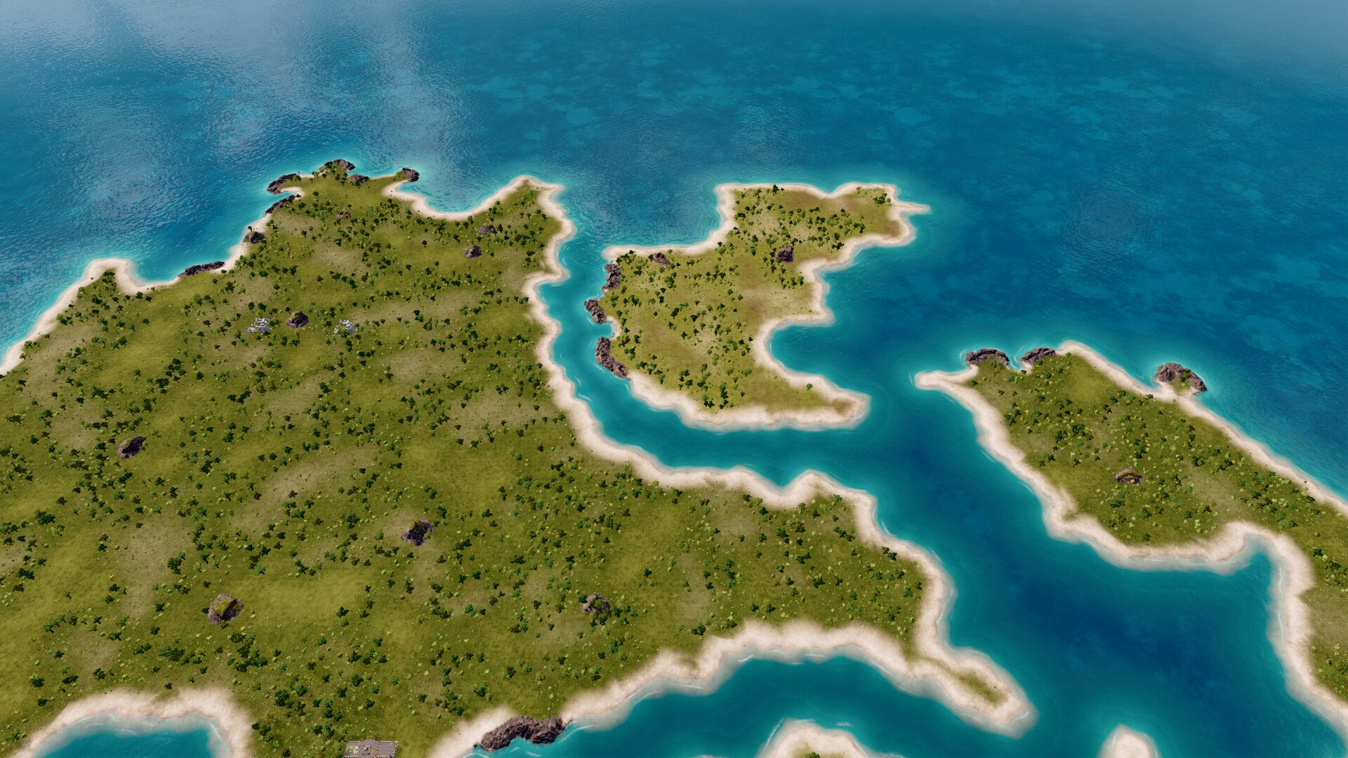 big main isl& 4 small isl