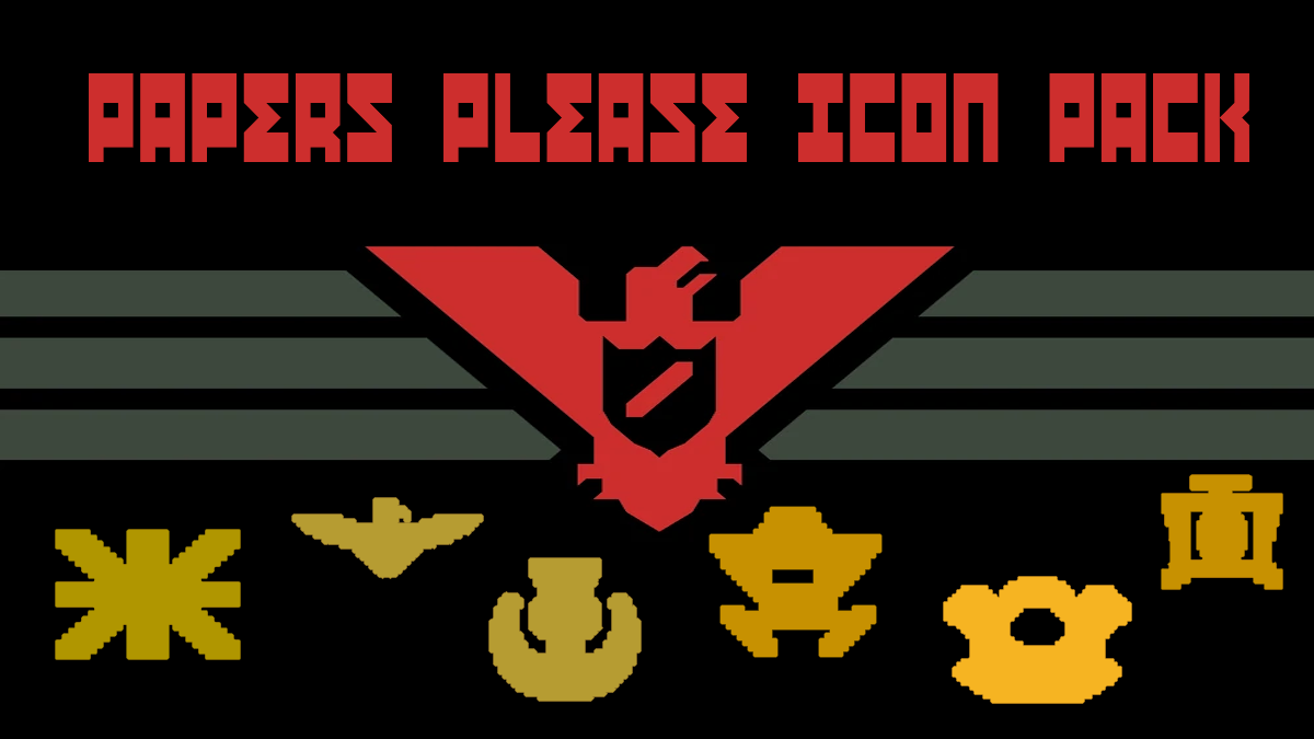 Papers Please Icon pack