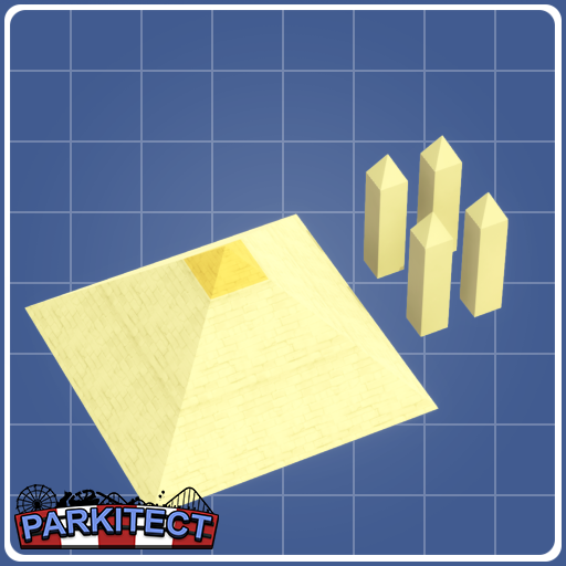 Small Egyptian pyramid