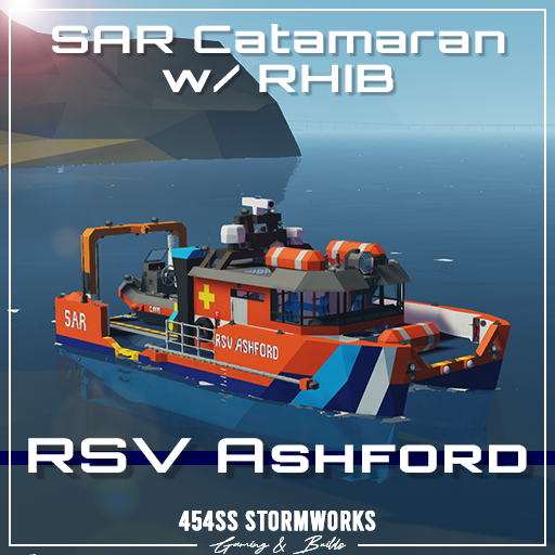 R.S.V. Ashford (SAR Catamaran) w/ RHIB