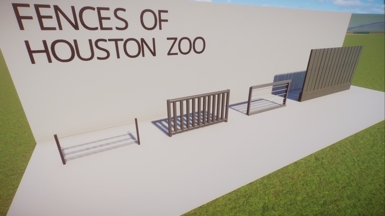Fences of Houston Zoo