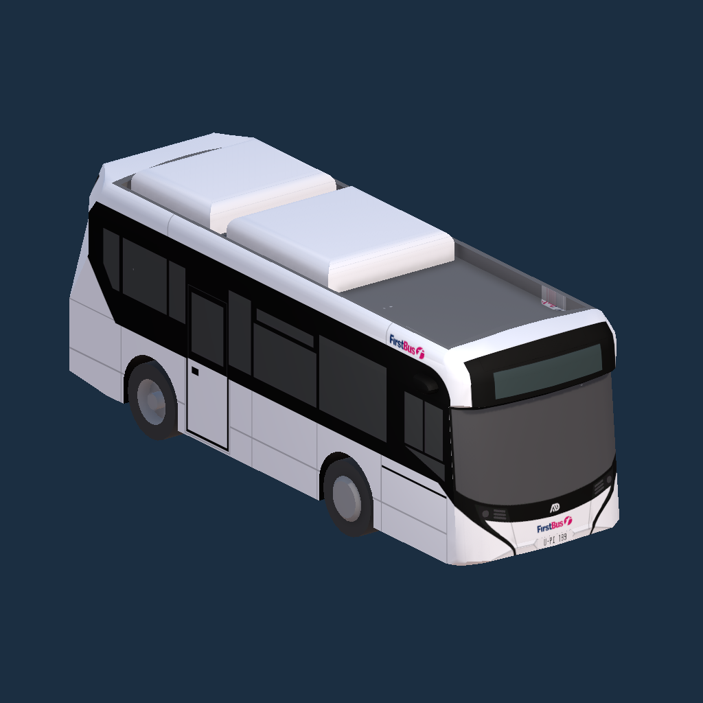 e100 firstbus White
