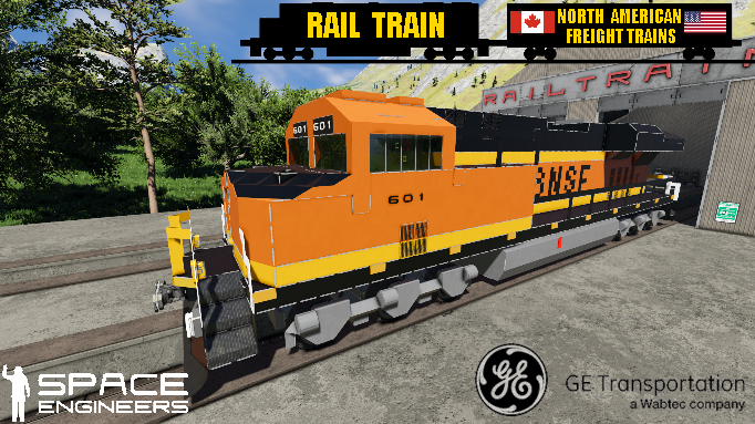 Rail Train BNSF GE ES44AC