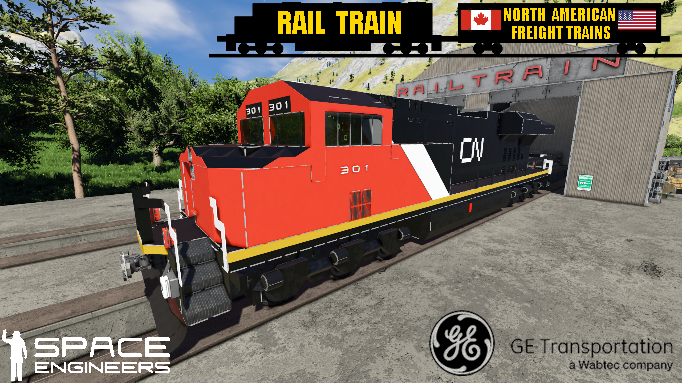 Rail Train CN GE ES44AC
