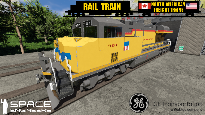 Rail Train UP GE ES44AC