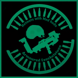 Helmets with Med Huds and Armoured Exoskeleton for Combat Overhaul(s) – Barotrauma Mod