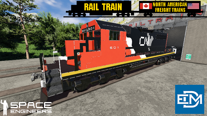 Rail Train CN EMD SD40-2