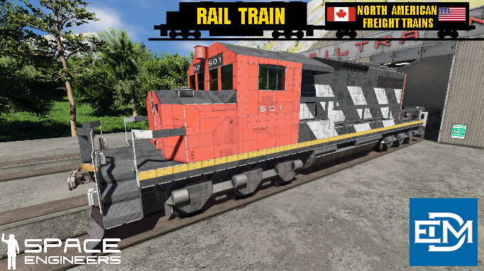 Rail Train CN EMD SD40-2W