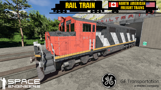 Rail Train CN GE C40-8M