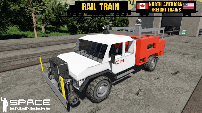 Rail Train CN Hi-Rail Maint Truck