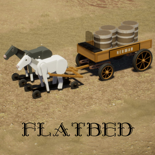 1860 flatbed wagon herman