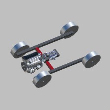 Inline 4 Combustion Engine + 6 Speed