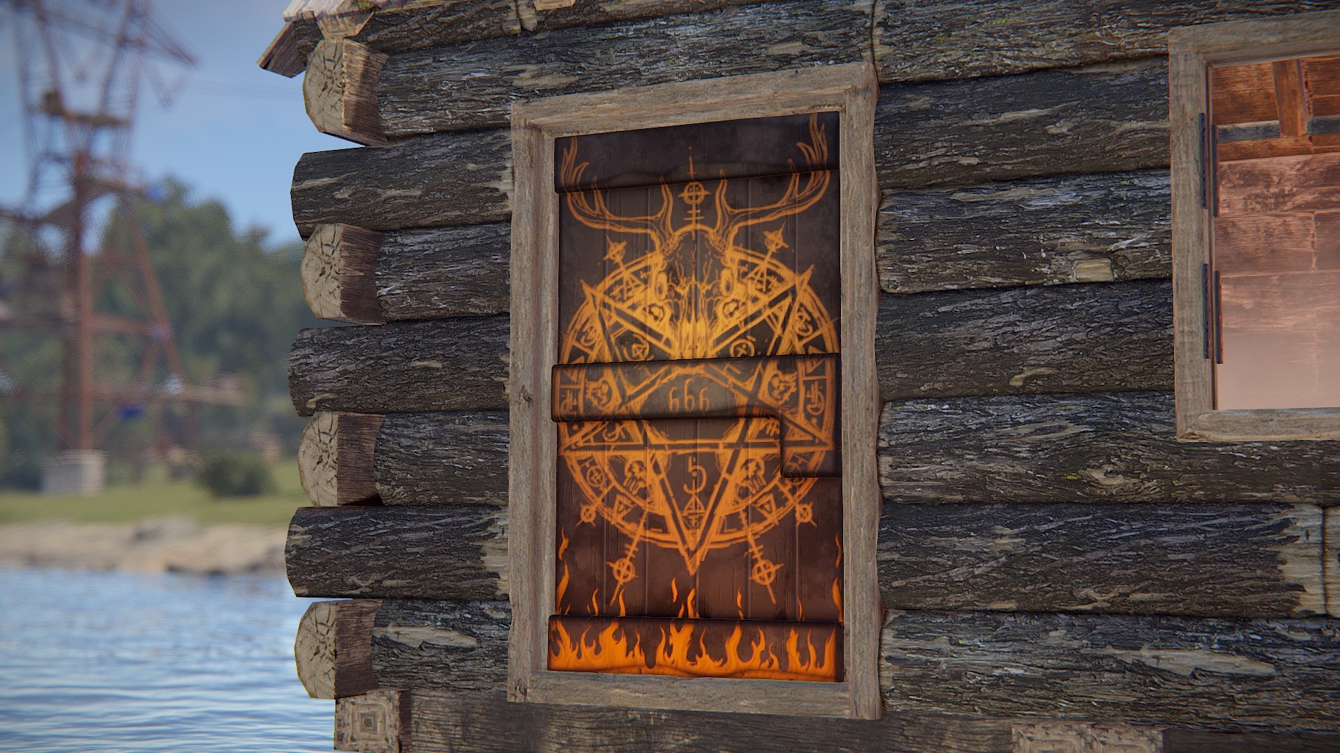 Beyond Reason Wood Door