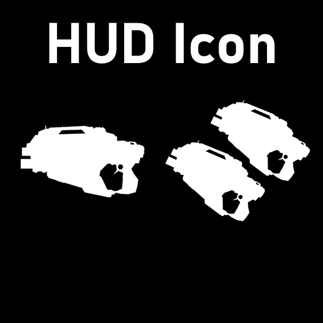 Unreal Tournament 3 - Enforcer HUD Icon (Pistols)
