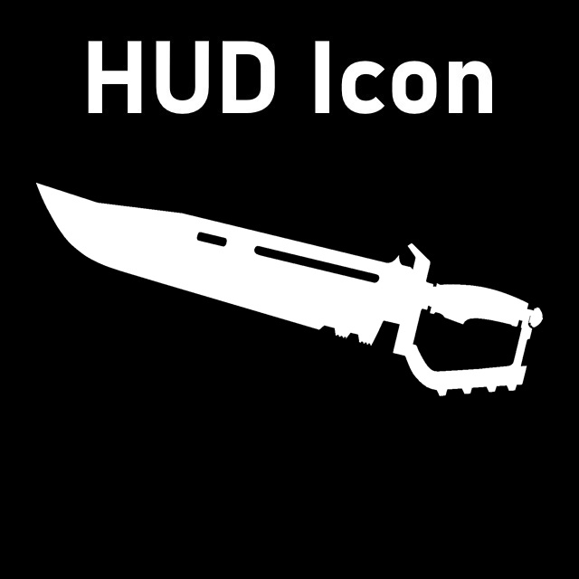 Call of Duty Black Ops 3 - Bowie Knife HUD Icon (Machete)
