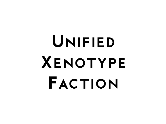 Unified Xenos Faction