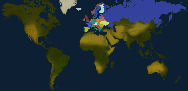Modern World only with european countries