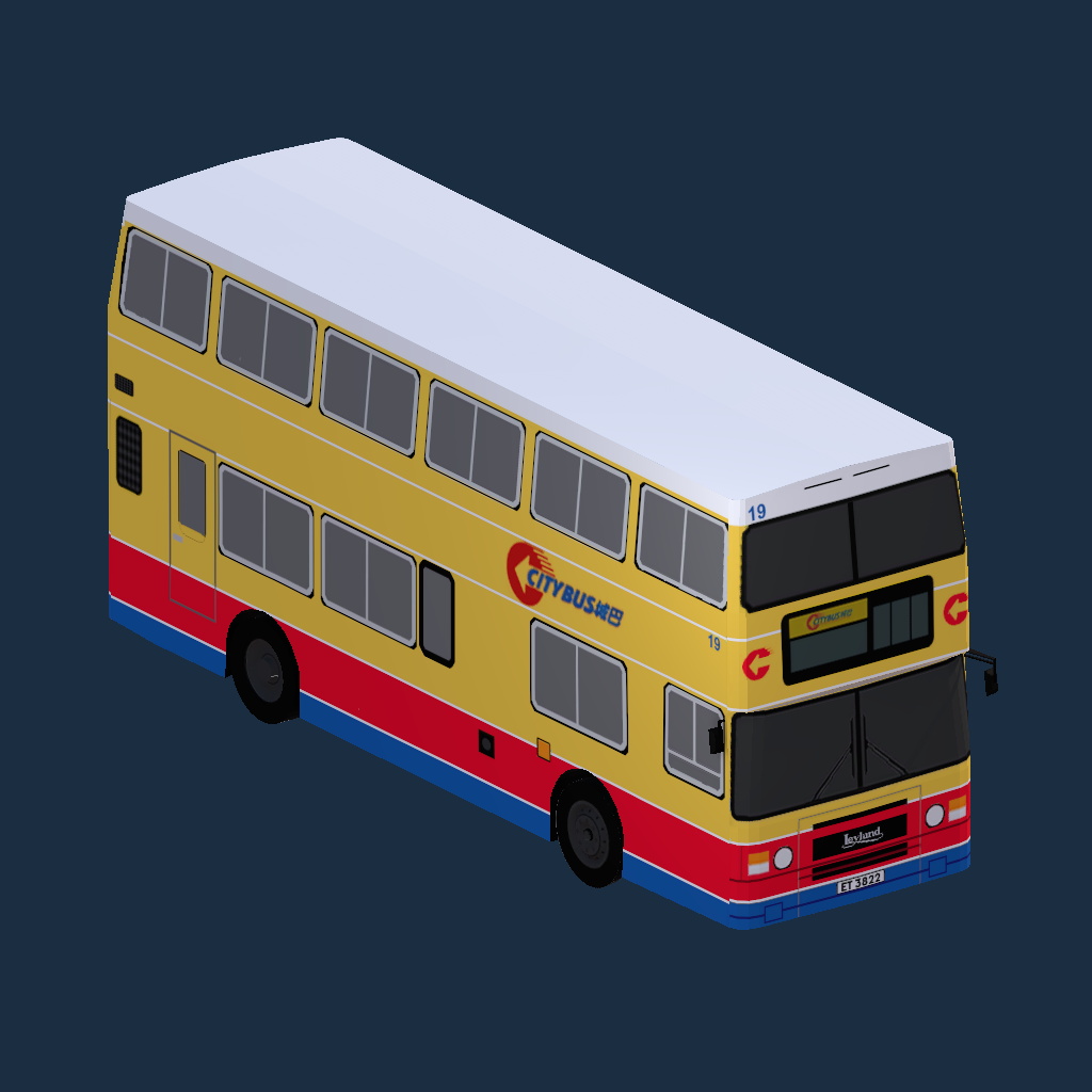 CTB Leyland Olympian 10.3M ECW 90's color