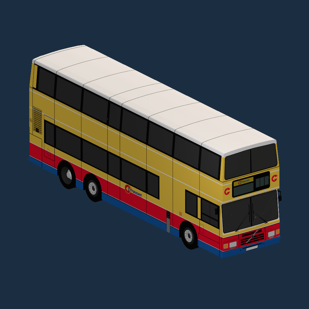 CTB Volvo Olympian 12M ALX Body 90's color