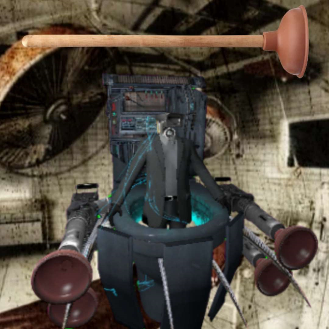 Skibidi Toilet Glitch Plungerman