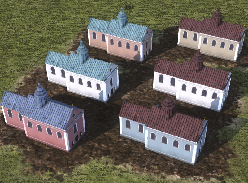 Skins for Baroque Church 2 (XVIII)