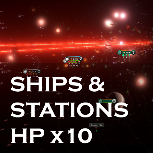 Ships and Stations HP Scale x10