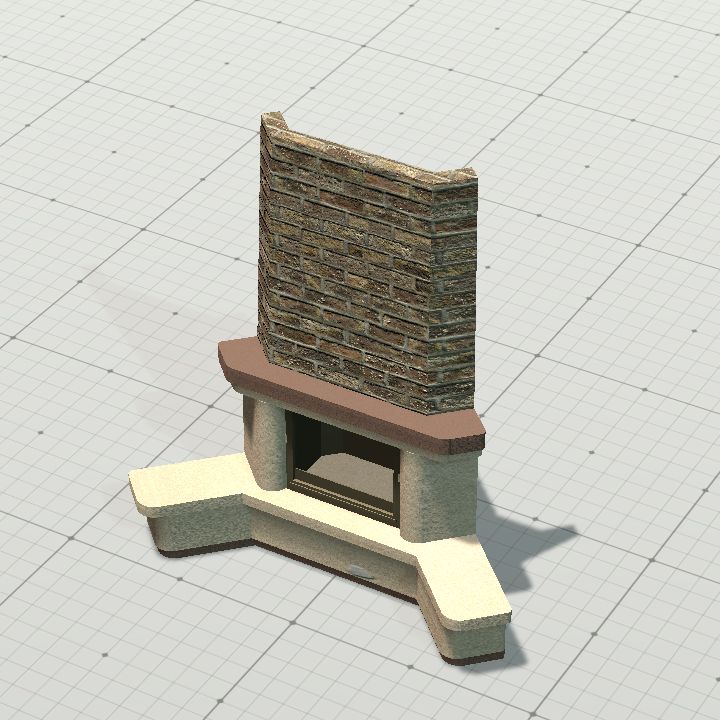 Corner Fireplace