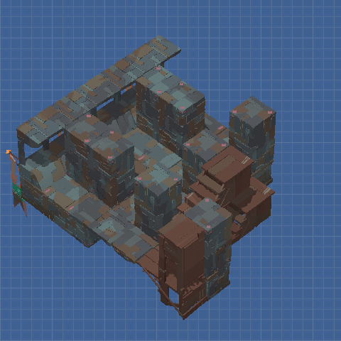 auto stacking wall part 2 (with stairs)