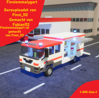 GW-San MAN DRK KV FEG Deutsches Rotes Kreuz Kreisverband Finniemmalygart Katastrophenschutz
