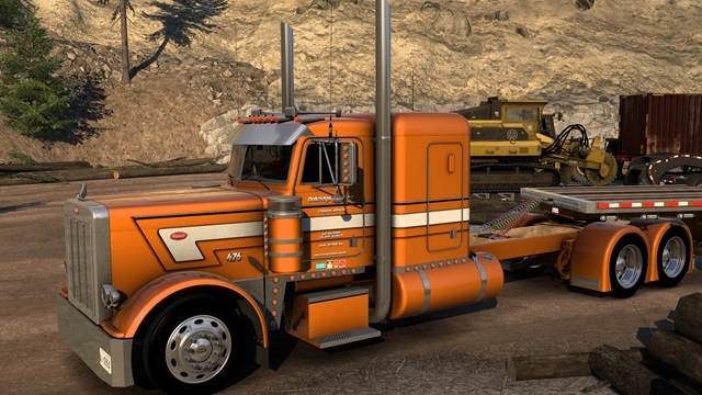 Oakridge Trucking skin for Ruda's 379 389. All Cabs