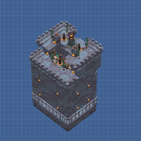 The Bastion (1 out of 2) - Ultimate  Defense Tower - 4 Balista - 4 Canoneers - 10 Partisans - quicktinking